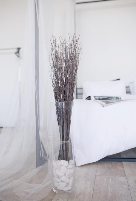 Ramas de abedunatural para la decoración de jarros - ramas secas rúspara centros de centro, artesanías, bodas y arreglos estacionales